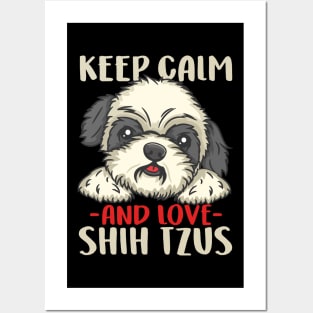 Owned By A Chinese Shih Tzu print for Dog Lovers Posters and Art